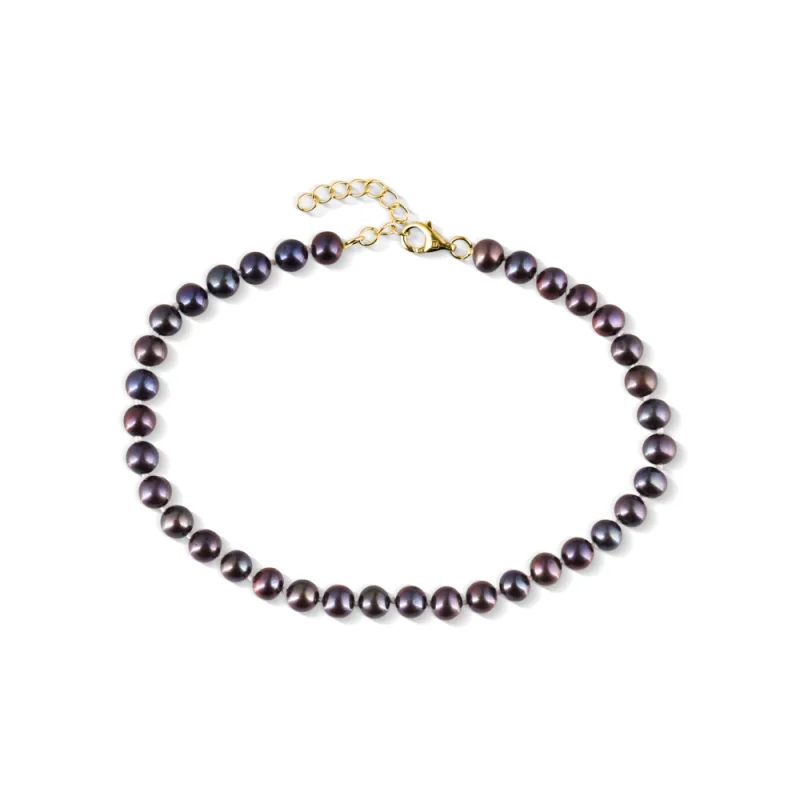 JVD Dámský perlový pozlacený náramek s perlami SVLB0020SD2G318