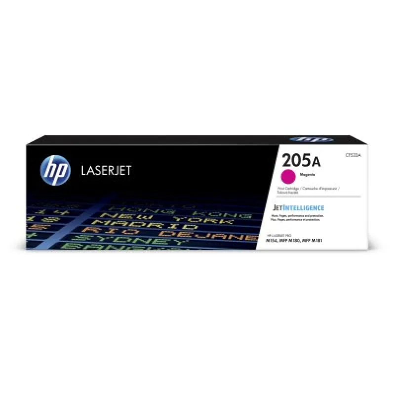 HP 205A Magenta Original LJ Toner Cartridge, CF533A CF533A