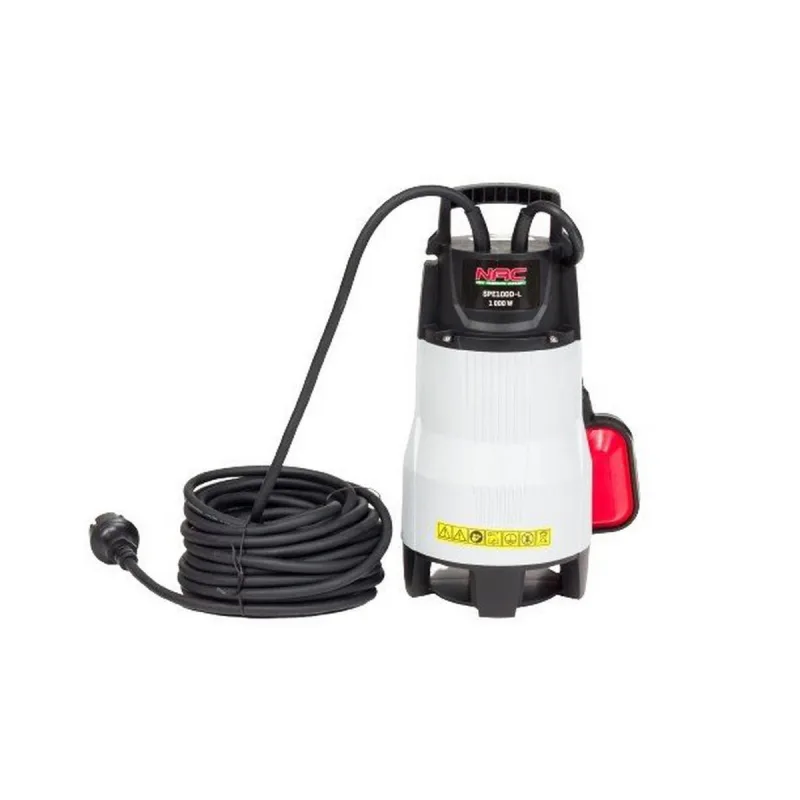 Ponorné kalové čerpadlo NAC SPE100D-L, 1000W 16000l/hod 9m