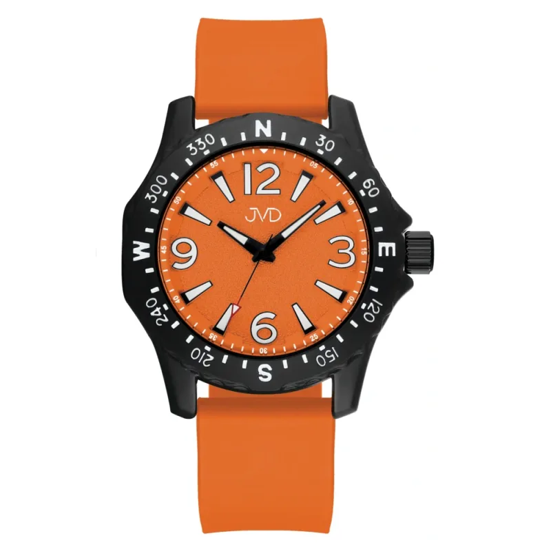 JVD Dětské chlapecké oranžové sportovní hodinky JVD JZ8004.4