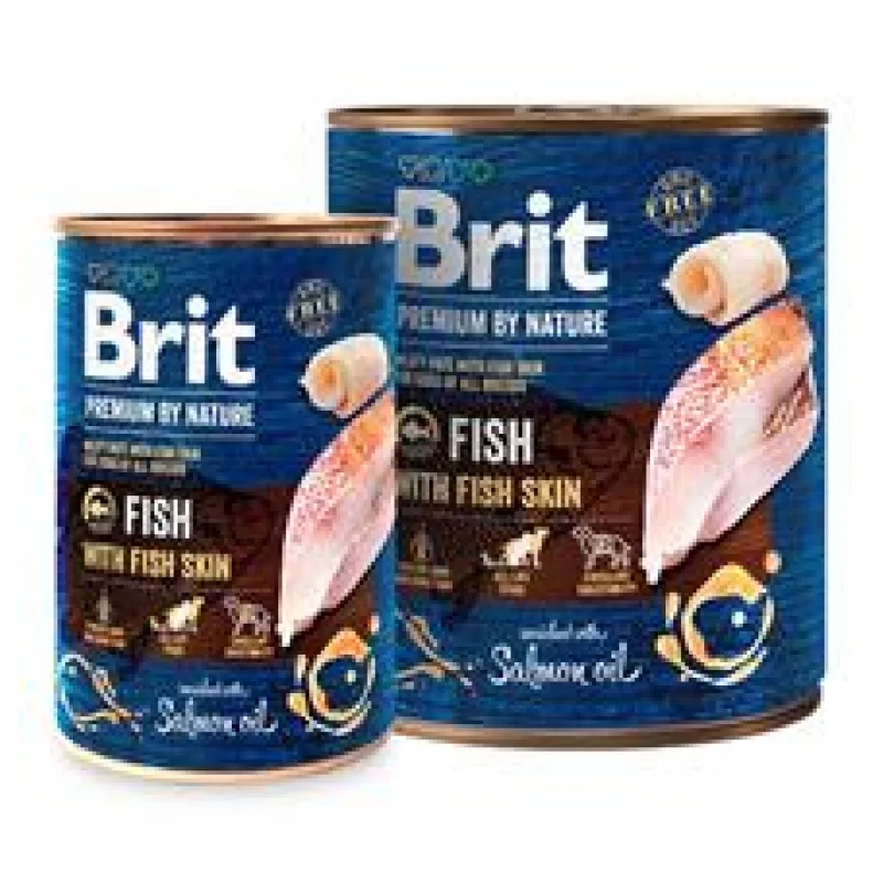 Brit Premium Dog by Nature konz Fish & Fish Skin 800 g