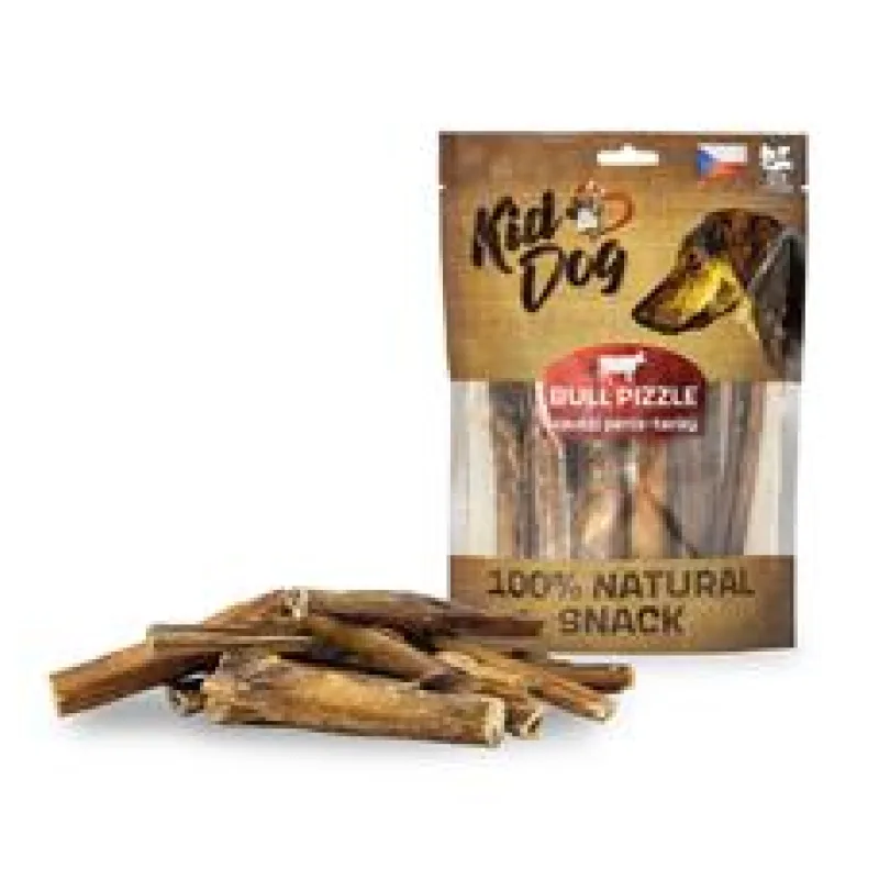KIDDOG 100 % Natural Snack, hovězí penis 12 cm 200g