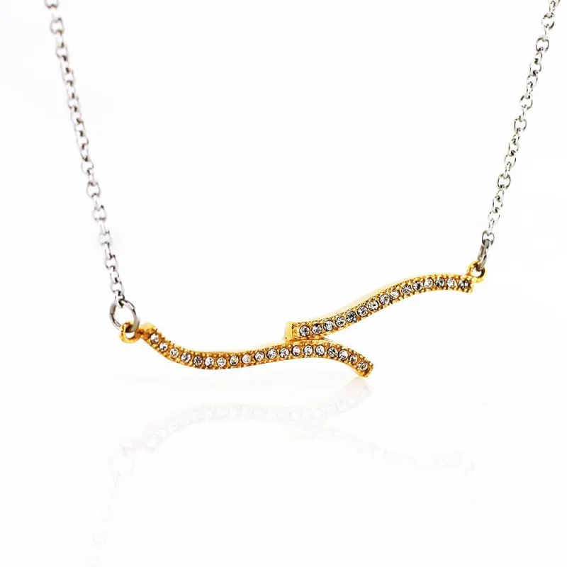 MPM Ocelový náhrdelník z chirurgické oceli Necklace 7719, Gold