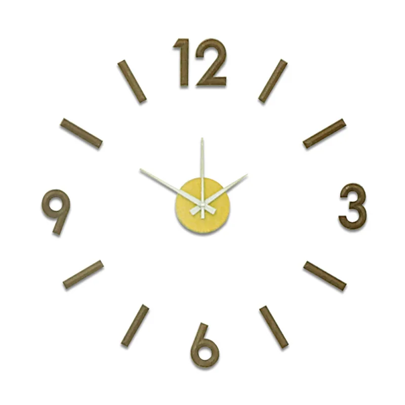 MPM Hnědé nalepovací hodiny E01.3771.50