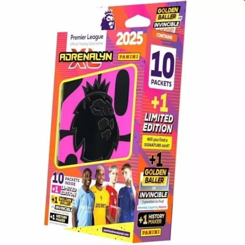 Panini Premier League 2024/2025 Adrenalyn Plechová Krabička (Hranatá)…