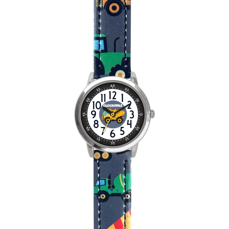 CLOCKODILE Svítící modré chlapecké dětské hodinky BAGRY CWB0090