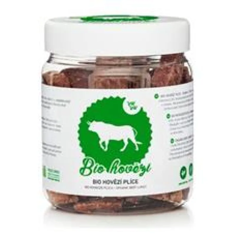 Raw Raw pochoutka mrazem sušené BIO Hovězí plíce 50 g