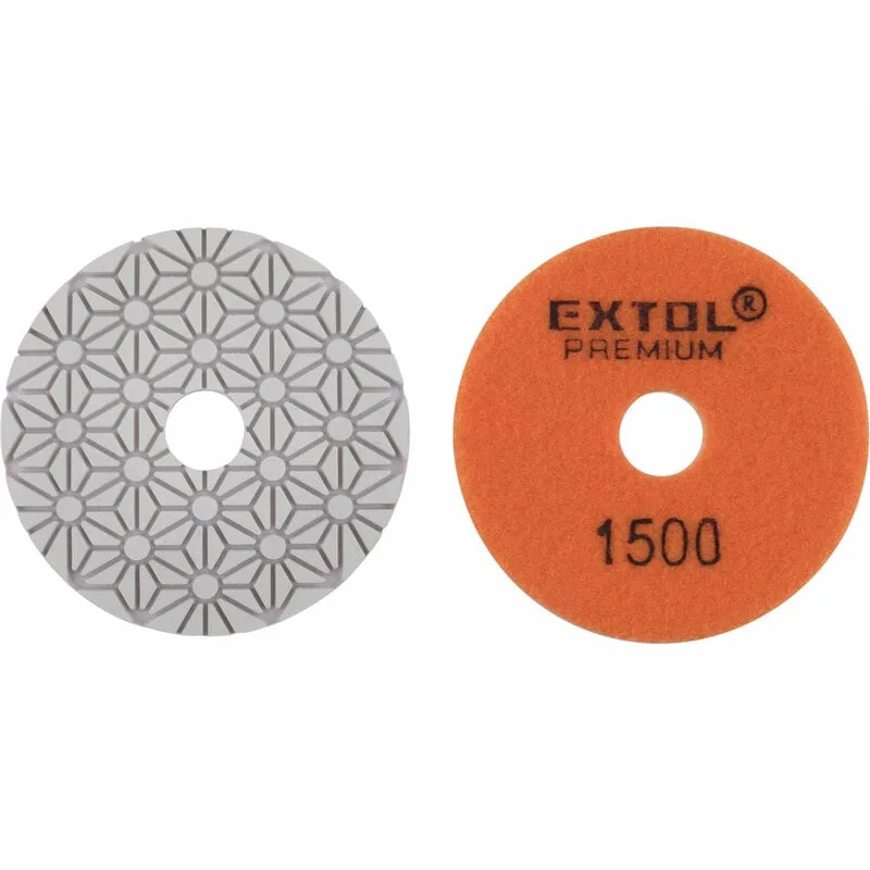 Kotúč diamantový leštiaci na suchý zips, Ø100mm, P800, EXTOL PREMIUM