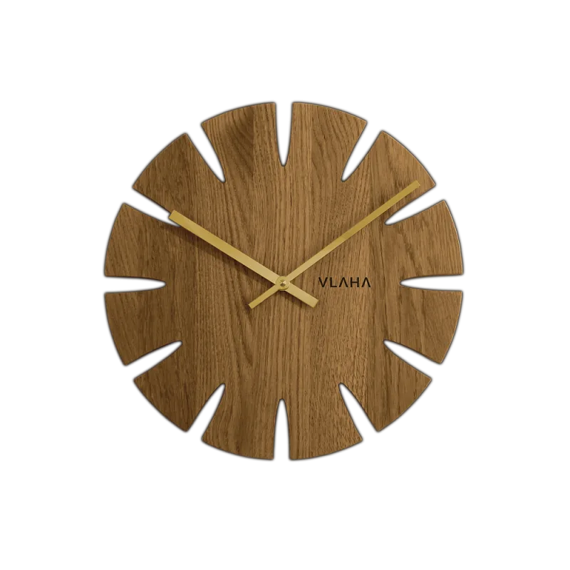 VLAHA Dubové hodiny VLAHA vyrobené v Čechách VLAHA VCT1013 s vůní dub. dřeva
