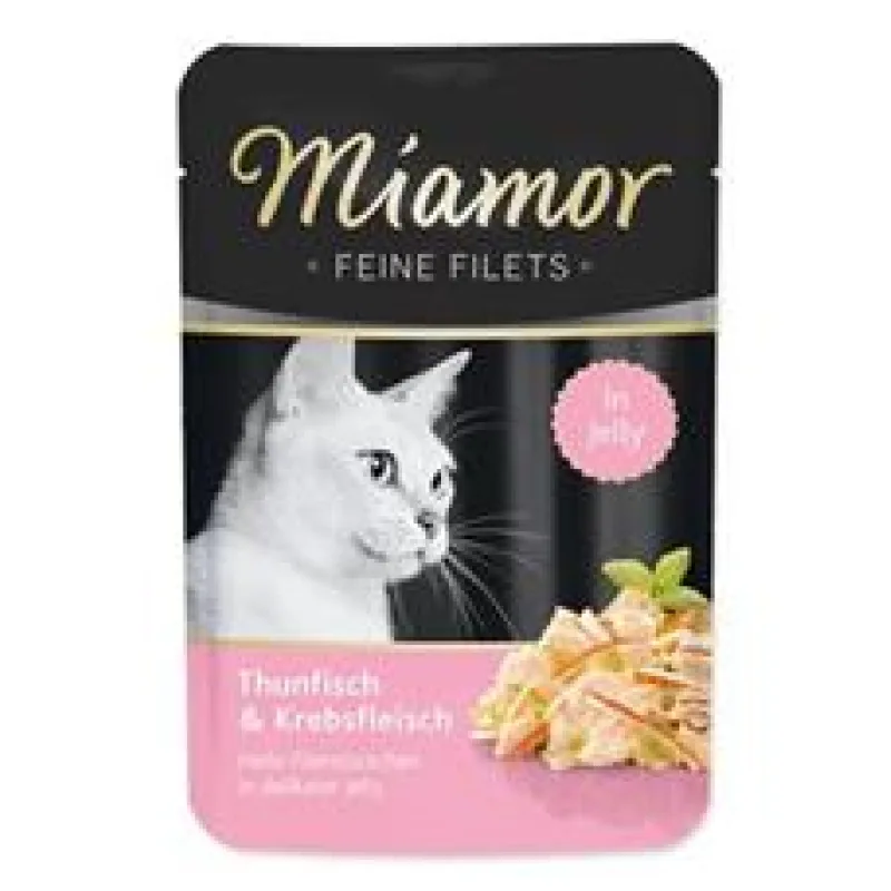 Miamor Cat Filet Kapsa Tuňák+Krab 100 g