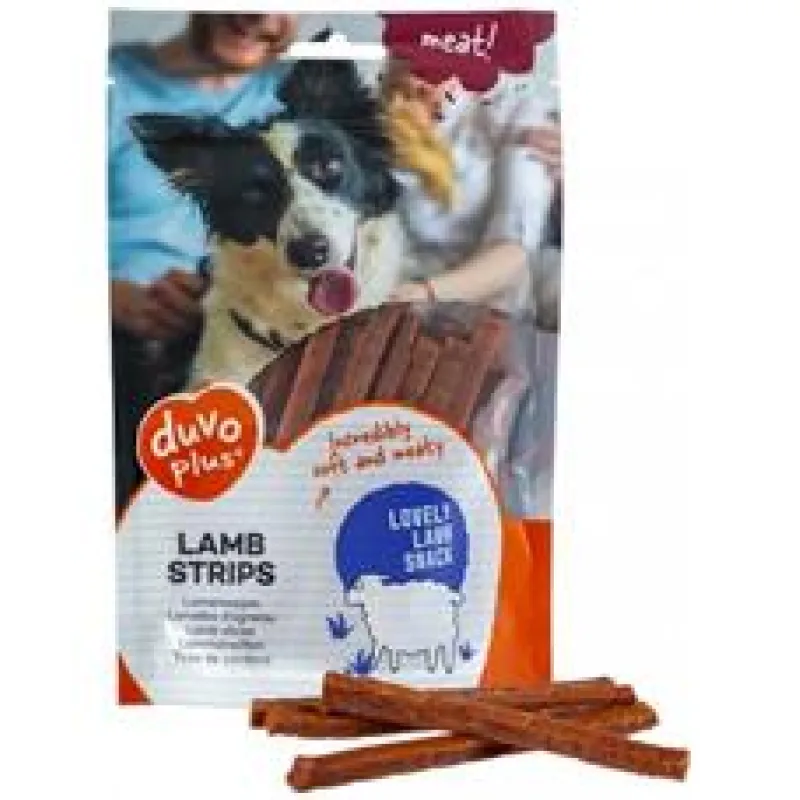Duvo+ dog Meat! Lamb Strips 80g