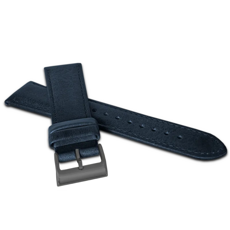 LAVVU Modrý kožený řemínek Copenhagen - 22 LSM0262