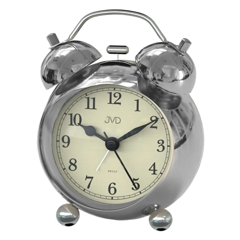 Ručkový netikající sweep analogový budík Quartz JVD SRP2810.4