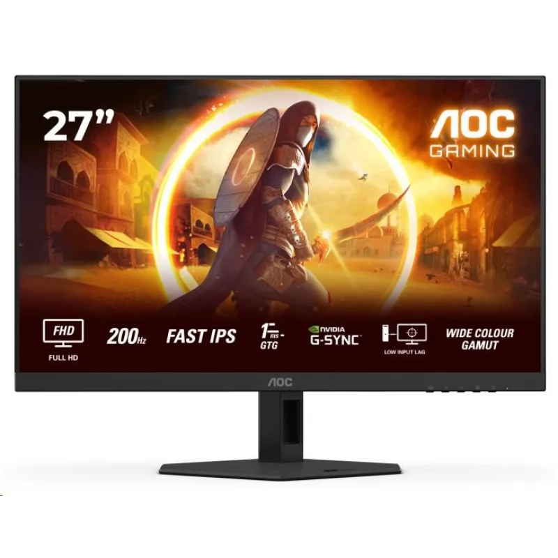 AOC AGON/ 27G4HRE/ 27"/ IPS/ FHD/ 200Hz/ 1ms/ Čierna/ 3R 27G4HRE