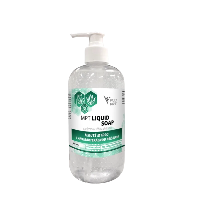 Antibakteriálne mydlo MPT LIQUID SOAP, na časté umývanie rúk