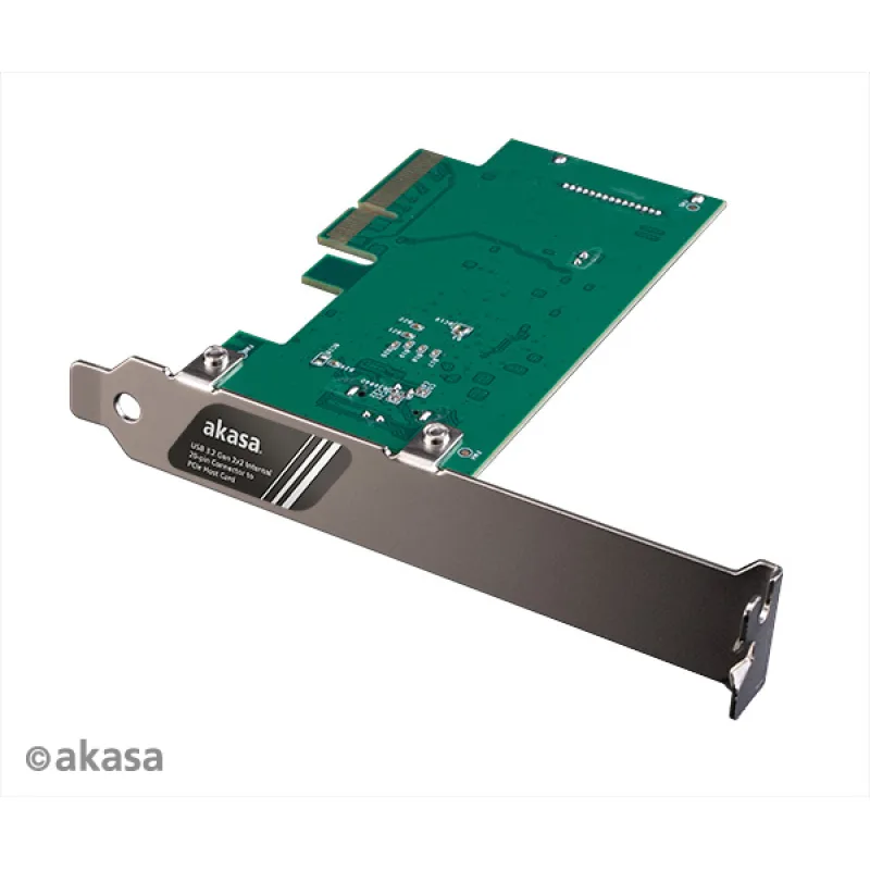 AKASA PCIe karta USB 3.2 Gen 2x2 interný konektor AK-PCCU3-08
