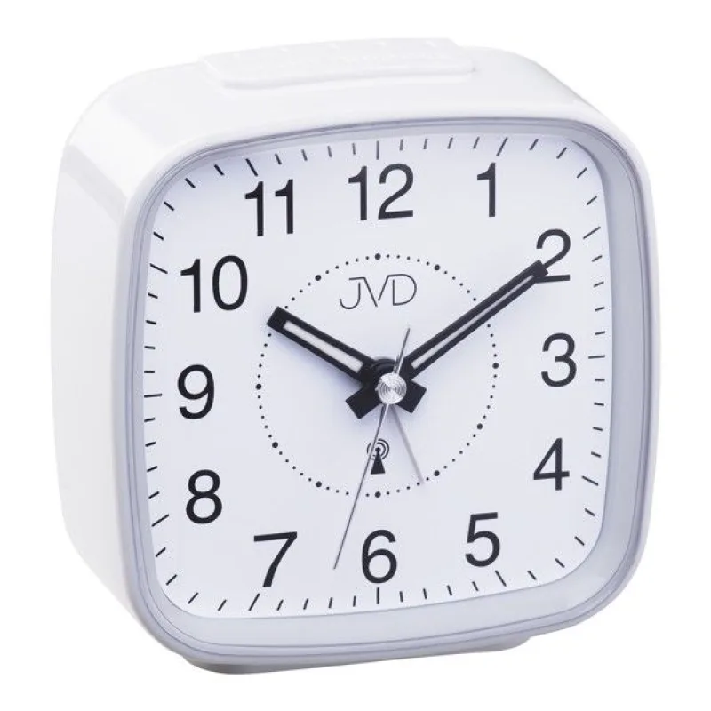 Rádiem řízený budík quartz JVD RB862.1 - bílý