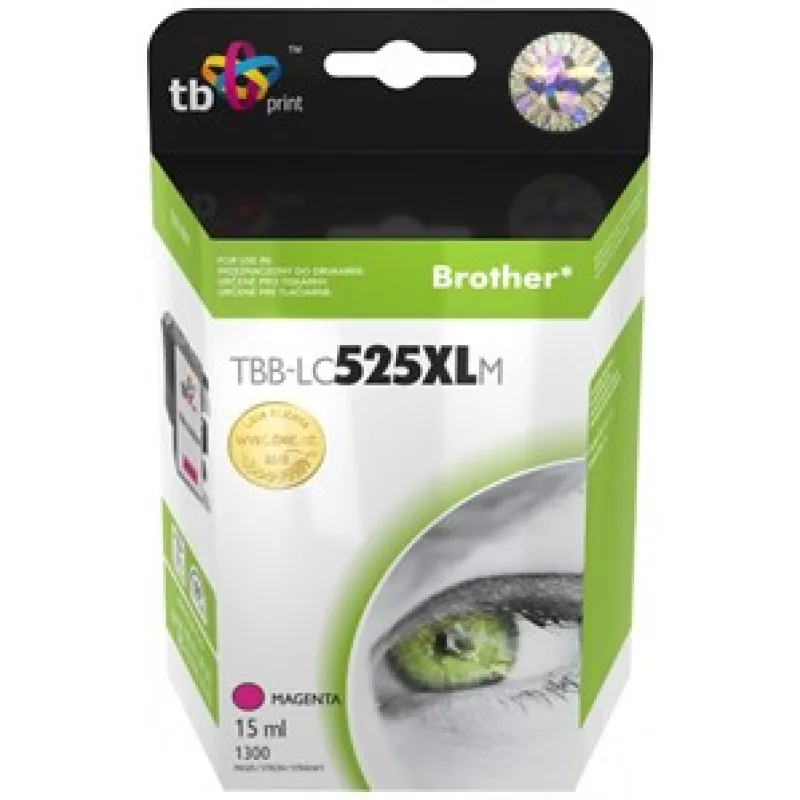 Ink. kaz. TB komp. s Brother LC525/ 535 MAGENT Nová TBB-LC525XLM