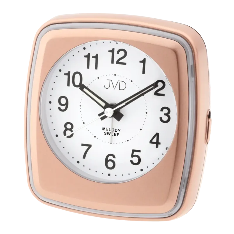 Analogový netikající tichý budík JVD SRP313.3