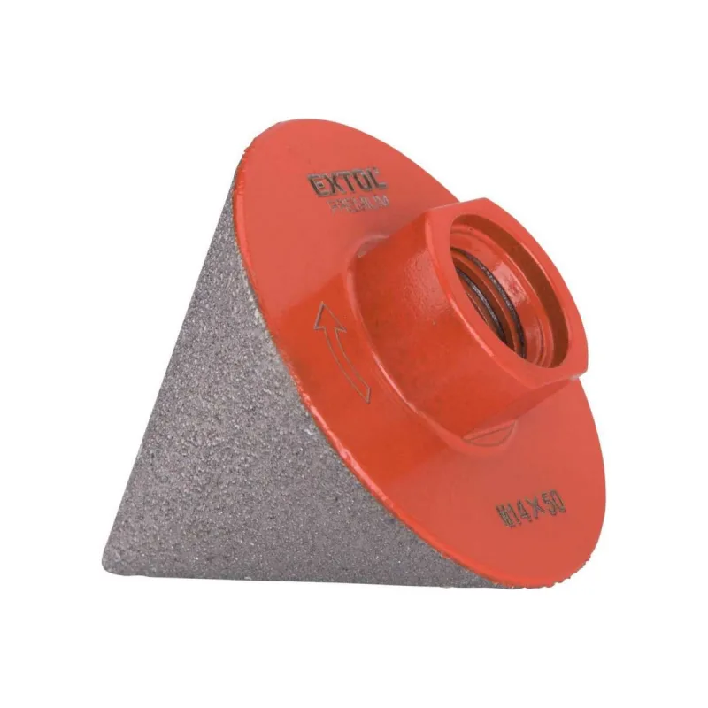 Fréza brúsna diamantová do uhlovej brúsky, kónická, ⌀2-50mm, EXTOL PREMIUM