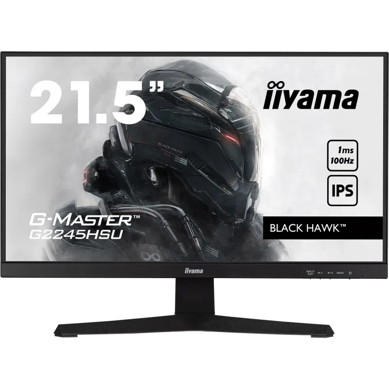 iiyama G-Master/ G2245HSU-B2/ 21, 5"/ IPS/ FHD/ 100Hz/ 1ms/ Black/ 3R…