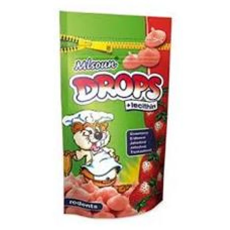 Pochoutka hlodavec Mlsoun jahodové dropsy 75g