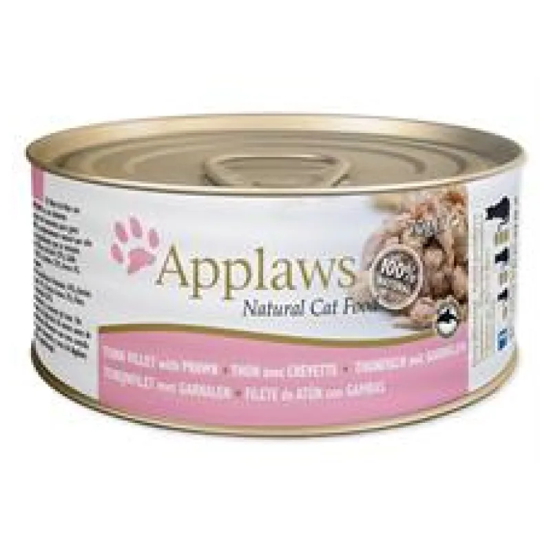 Konzerva APPLAWS Cat Tuna Fillet & Prawn 70 g