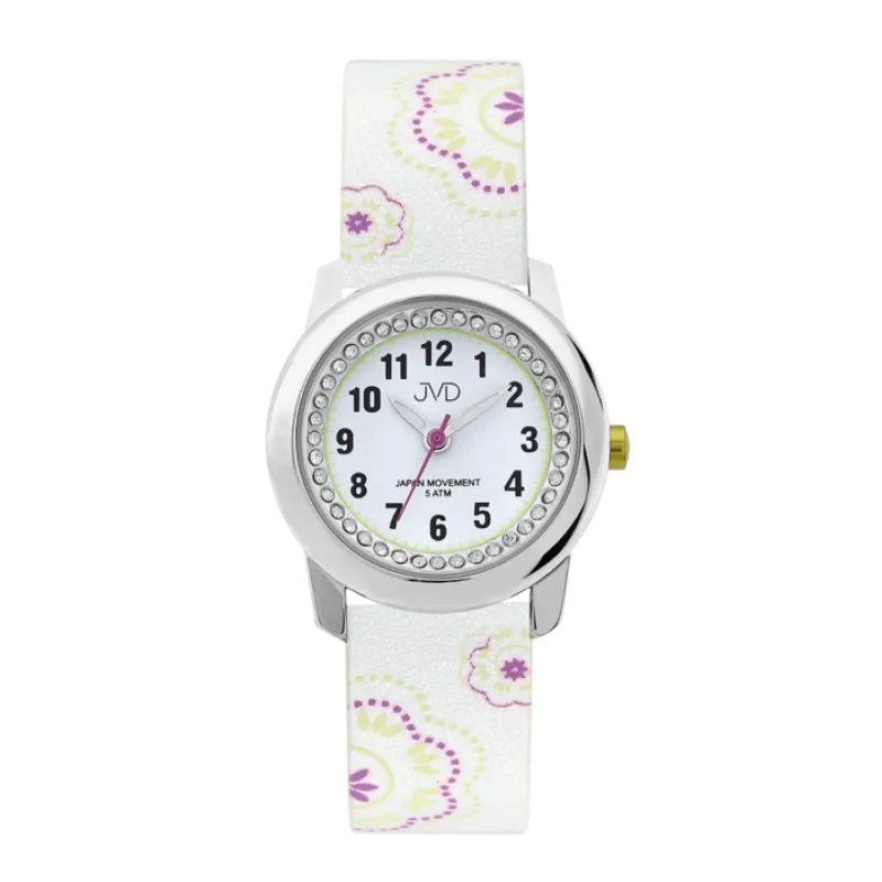 Dětské dívčí náramkové čitelné hodinky JVD J7171.1