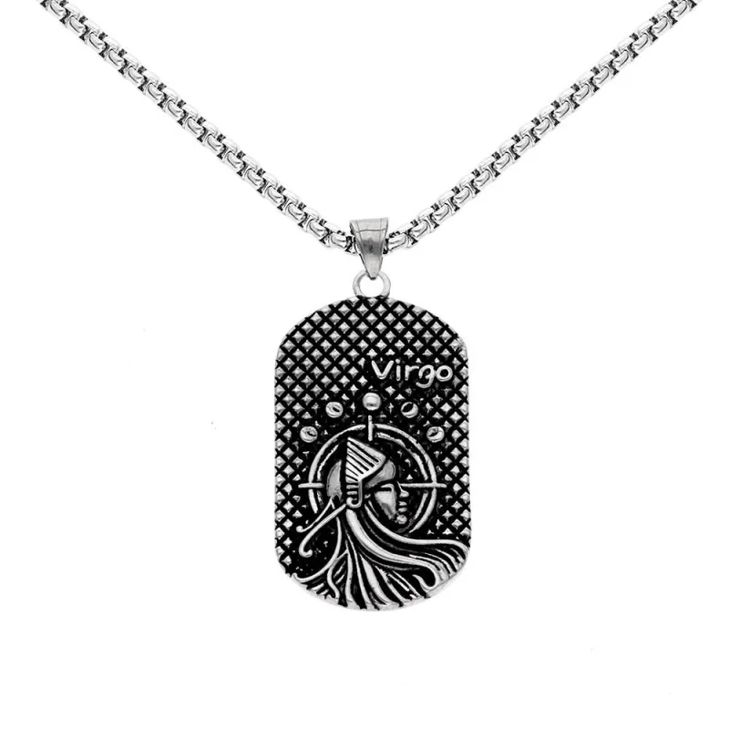 MPM Přívěsek z chirurgické oceli Pendant 8149, Silver VIRGO