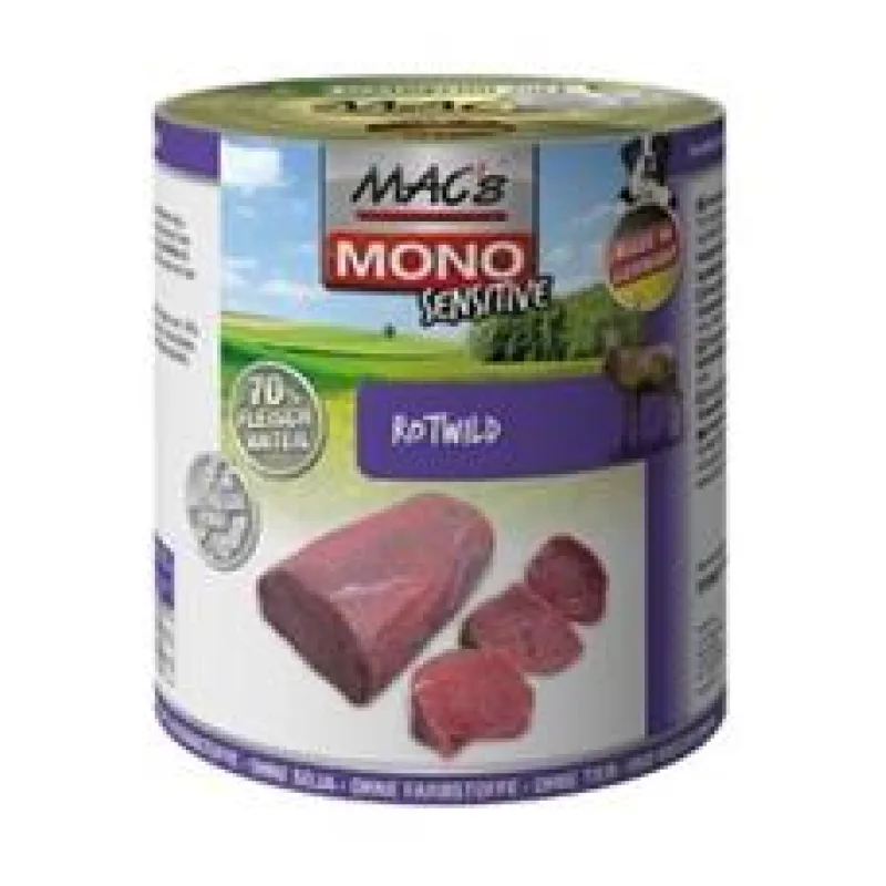 Konz. MACs Dog MONO Sensitive ZVĚŘINA 400 g
