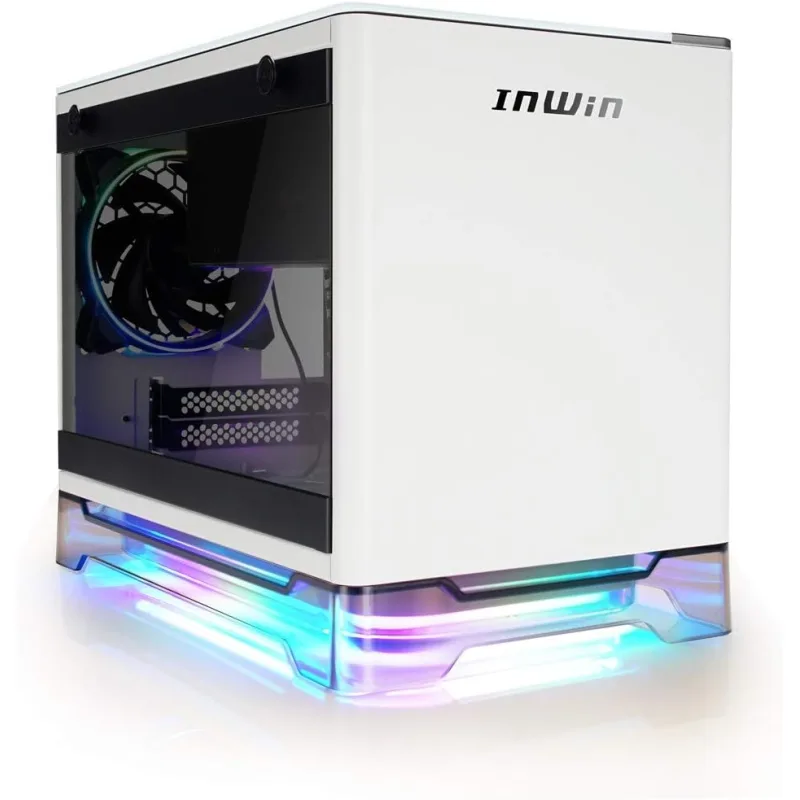 In Win A1 Plus white, PSU 650W GOLD included, Mini ITX, TG, ARGB Fans, Qi…