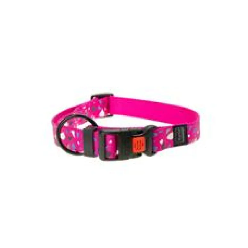 Karlie Obojek ASP Mix&Match růžový motiv CHIP velikost L/XL 45-65cm 25mm