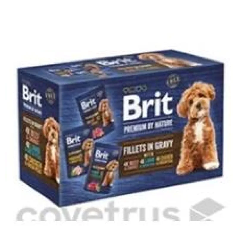 Brit Premium Dog Fillets Gravy Multipack 1020g