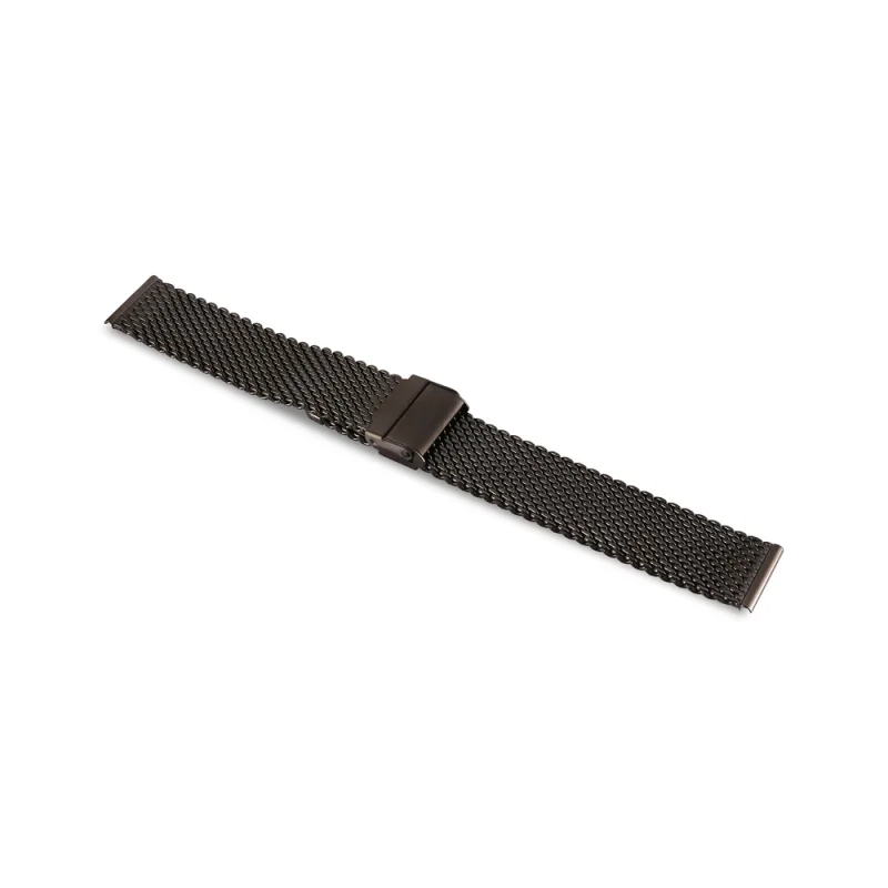 JVD Dámský kovový černý řemínek na hodinky Kovový tah - Milánský KT MILANBL/22