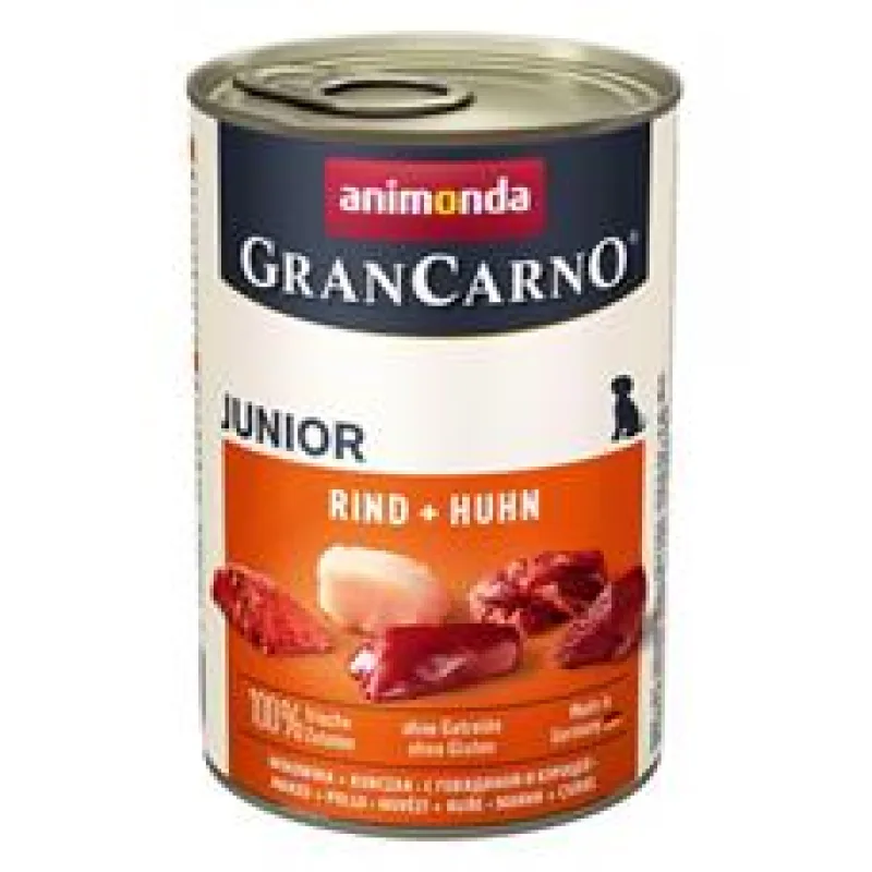 GRANCARNO JUNIOR - kuře, hovězí 12x800g