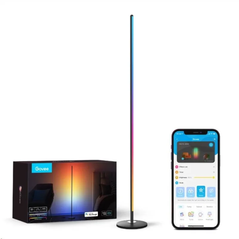 BAZAR - Govee RGBICW Smart Corner Floor Lamp - pošk. obal H6076311//bazar