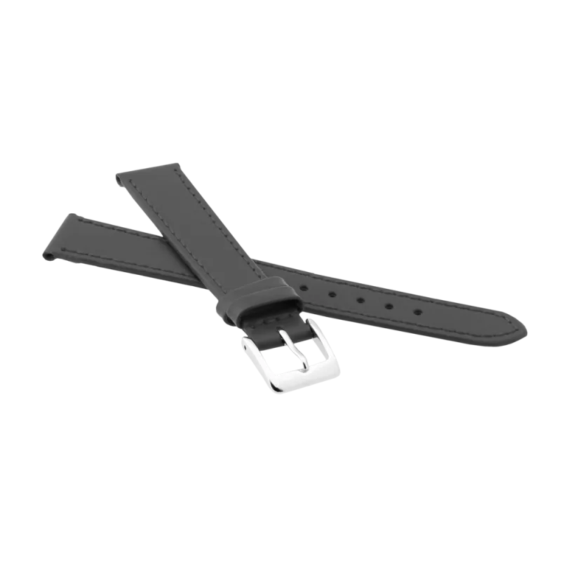 JVD Dámský černý kožený řemínek na hodinky R18214/32