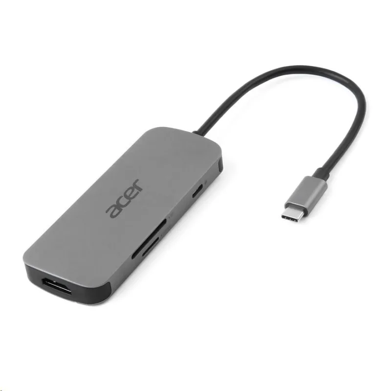 ACER Dokovací stanice 7in1 Type-C dongle, 1x HDMI, 3x USB-A 3.2 Gen1, …