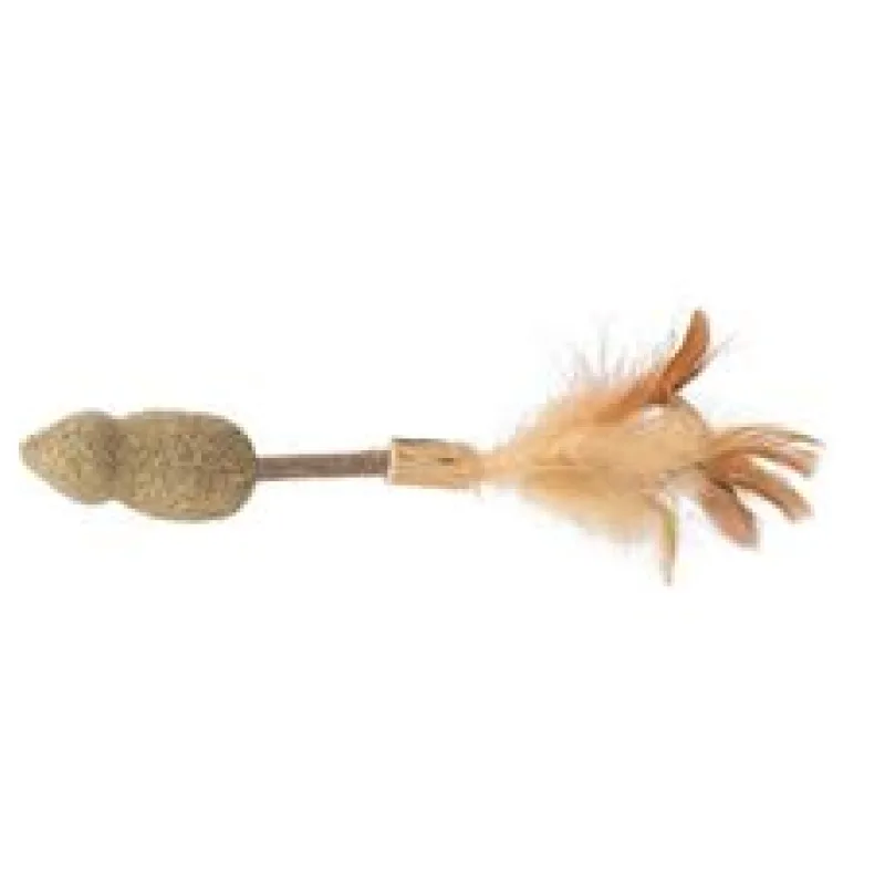 Lízátko MYŠKA s Matatabi a peřím, 20 cm 1 ks