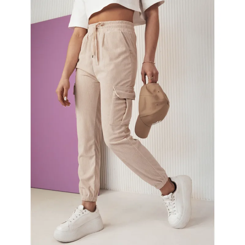 Flayon UY2059 tepláky béžové XL/2XL