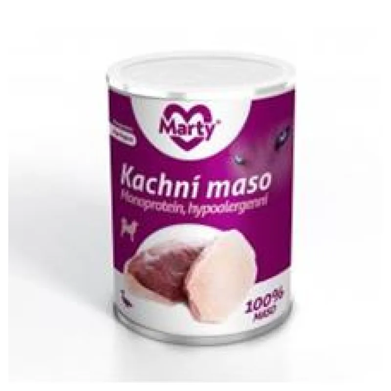 MARTY konz. pro psy - Monoprotein kachní 800g