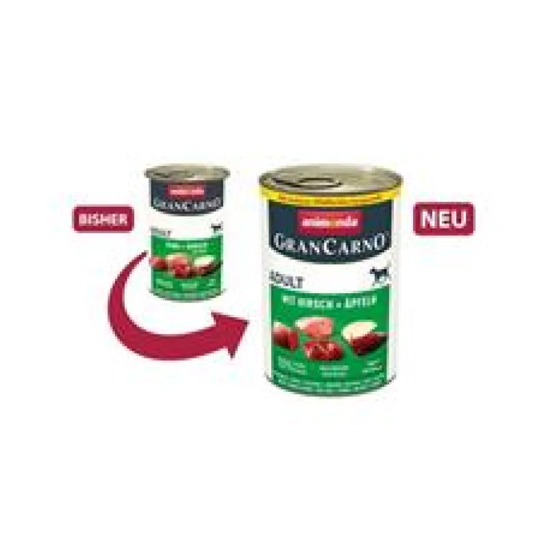 GRANCARNO Adult - jelení maso + jablka 800g