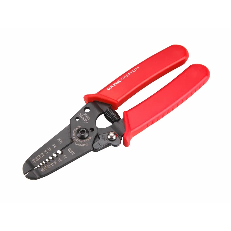Kliešte odizolovacie a štikacie na káble, 165mm, 0,6-2,6mm, EXTOL PREMIUM