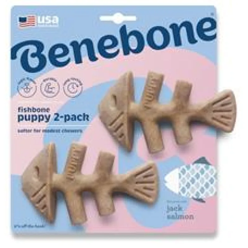 Benebone Puppy Fishbone XS 2 ks
