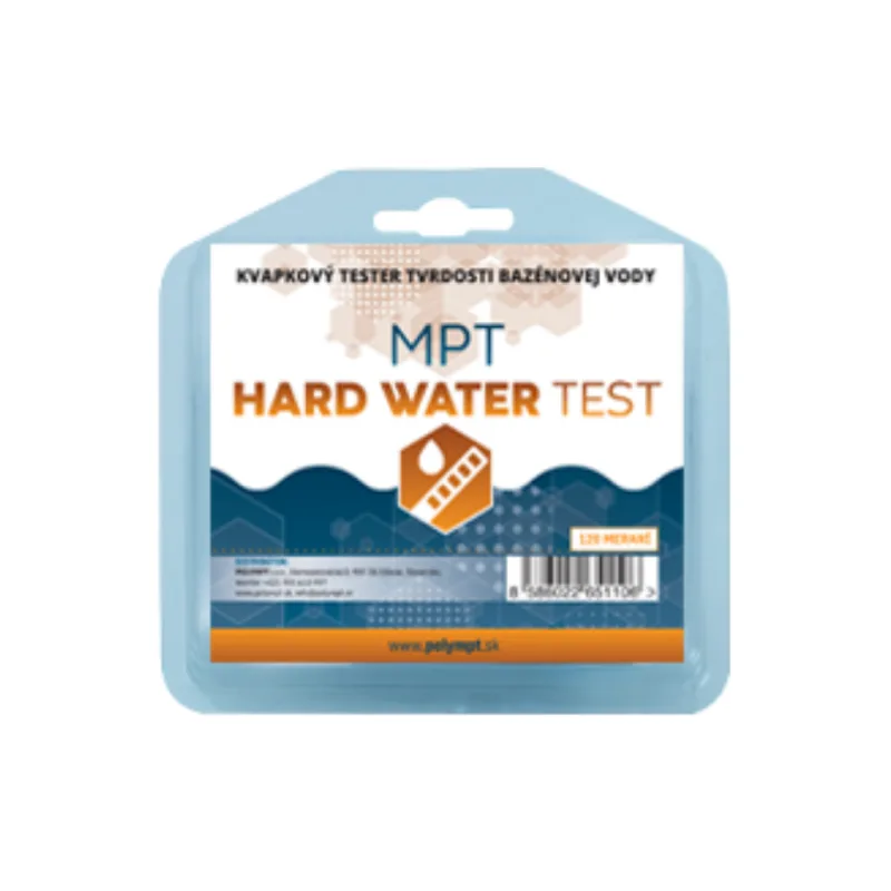 Kvapkový tester tvrdosti vody - 120 testov, POLYMPT