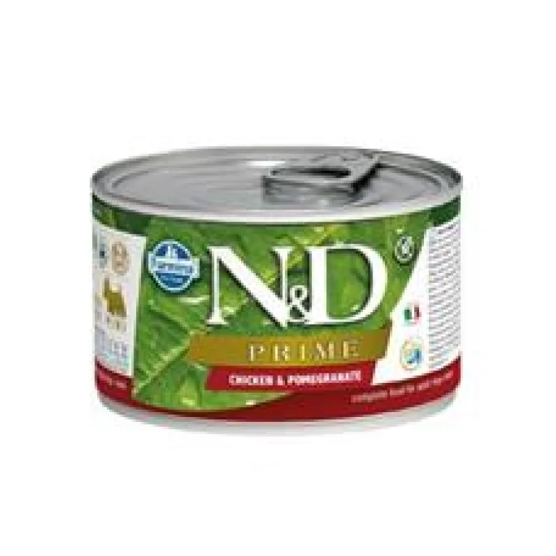 N&D DOG PRIME Adult Chicken & Pomegranate Mini 140 g + 1 ks ZDARMA