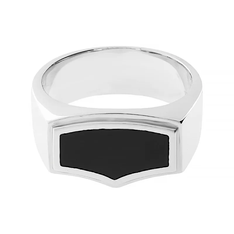 MPM Pánský ocelový nerezový prsten 7257 (velikost 67) - stříbrné barvy