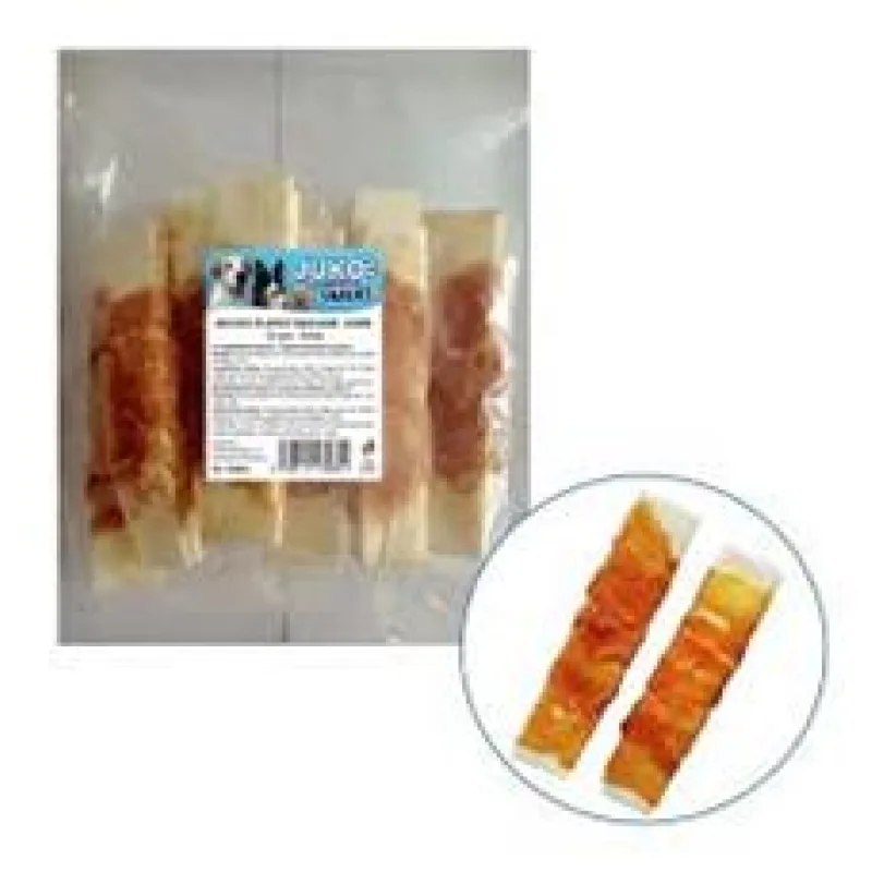 Plátky buvolí obalené kuřecím masem JUKO Snacks 15 cm (10 ks)