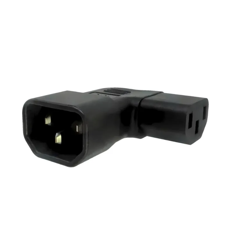 Adaptér úhlový na stranu IEC C13 na IEC C14 napětí 230V, 10A kpsr-08