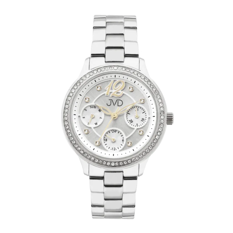 Dámské luxusní náramkové designové hodinky JVD JG1014.1 - multifunkční chronografy